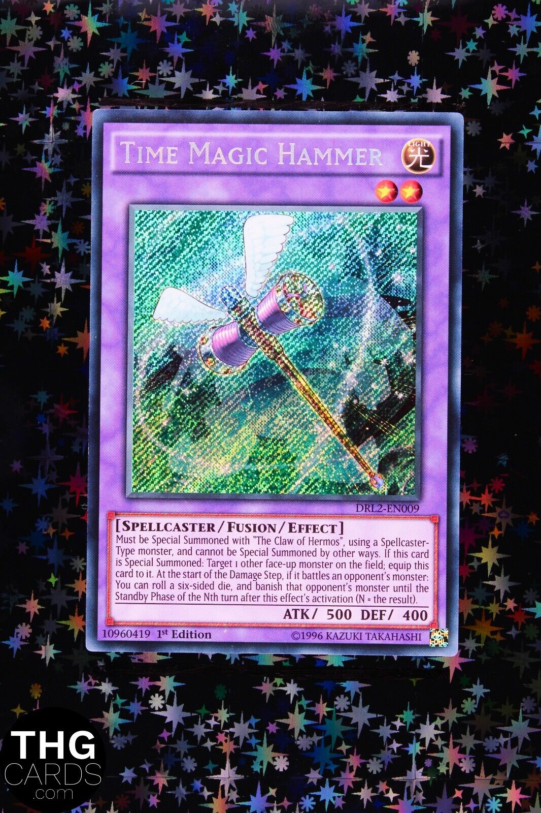 Legendary Knight Hermos DRL2-EN008 1st Edition Secret Rare Yugioh Card