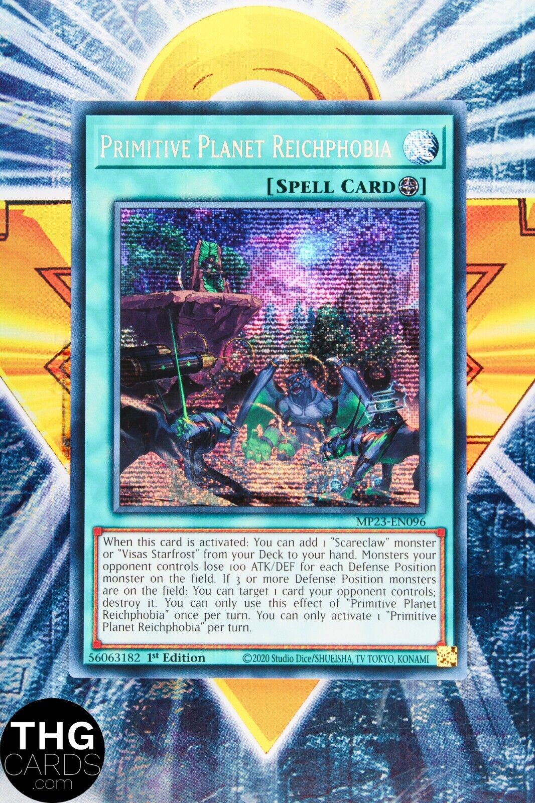 Primitive Planet Reichphobia MP23-EN096 1st Edition Secret Rare Yugioh Card