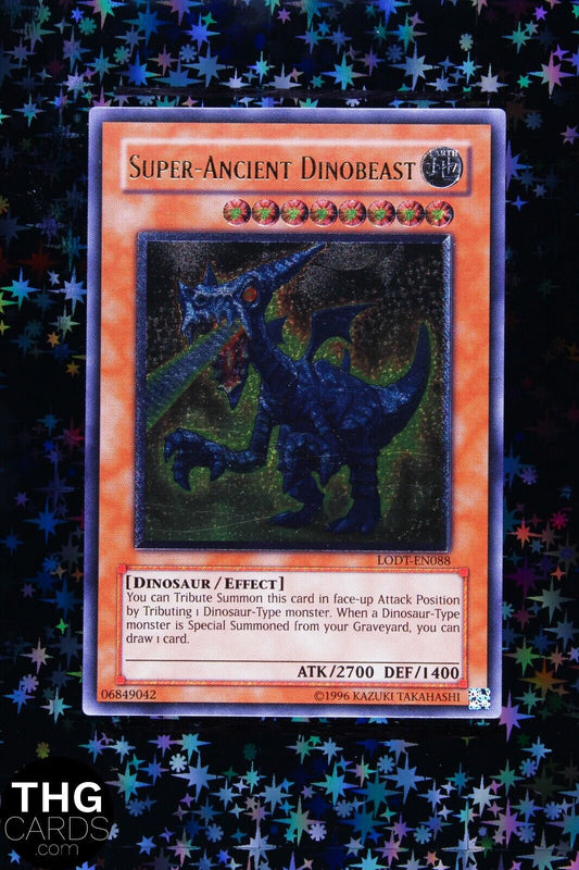 Super Ancient Dinobeast LODT-EN088 Ultimate Rare Yugioh Card ORIGINAL Print