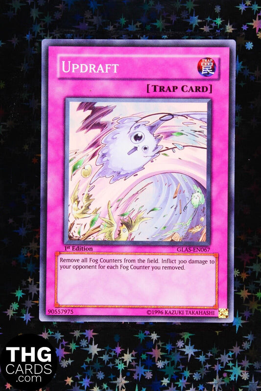 Updraft GLAS-EN067 1st Edition Super Rare Yugioh Card