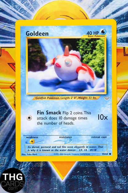 Goldeen 45/64 Common Neo Revelation Pokemon Card