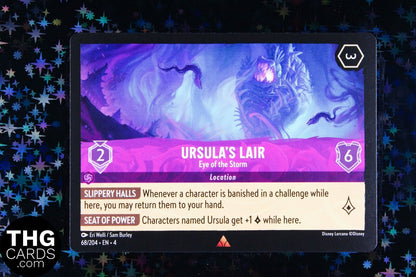 Ursula's Lair, Eye of the Storm 68/204 Rare Lorcana Card EN 4