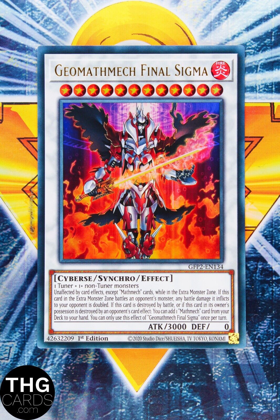 Geomathmech Final Sigma GFP2-EN134 1st Edition Ultra Rare Yugioh