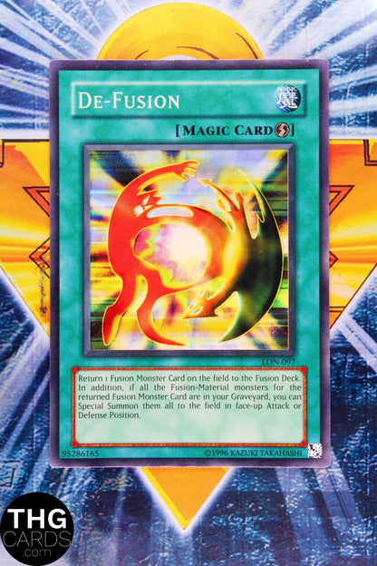 De-Fusion LON-097 Super Rare Yugioh Card