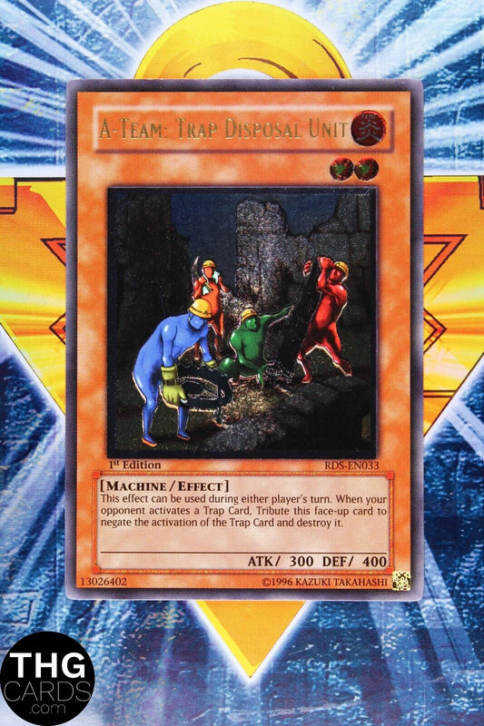 A-Team: Trap Disposal Unit RDS-EN033 1st Edition Ultimate Rare Yugioh Card 3