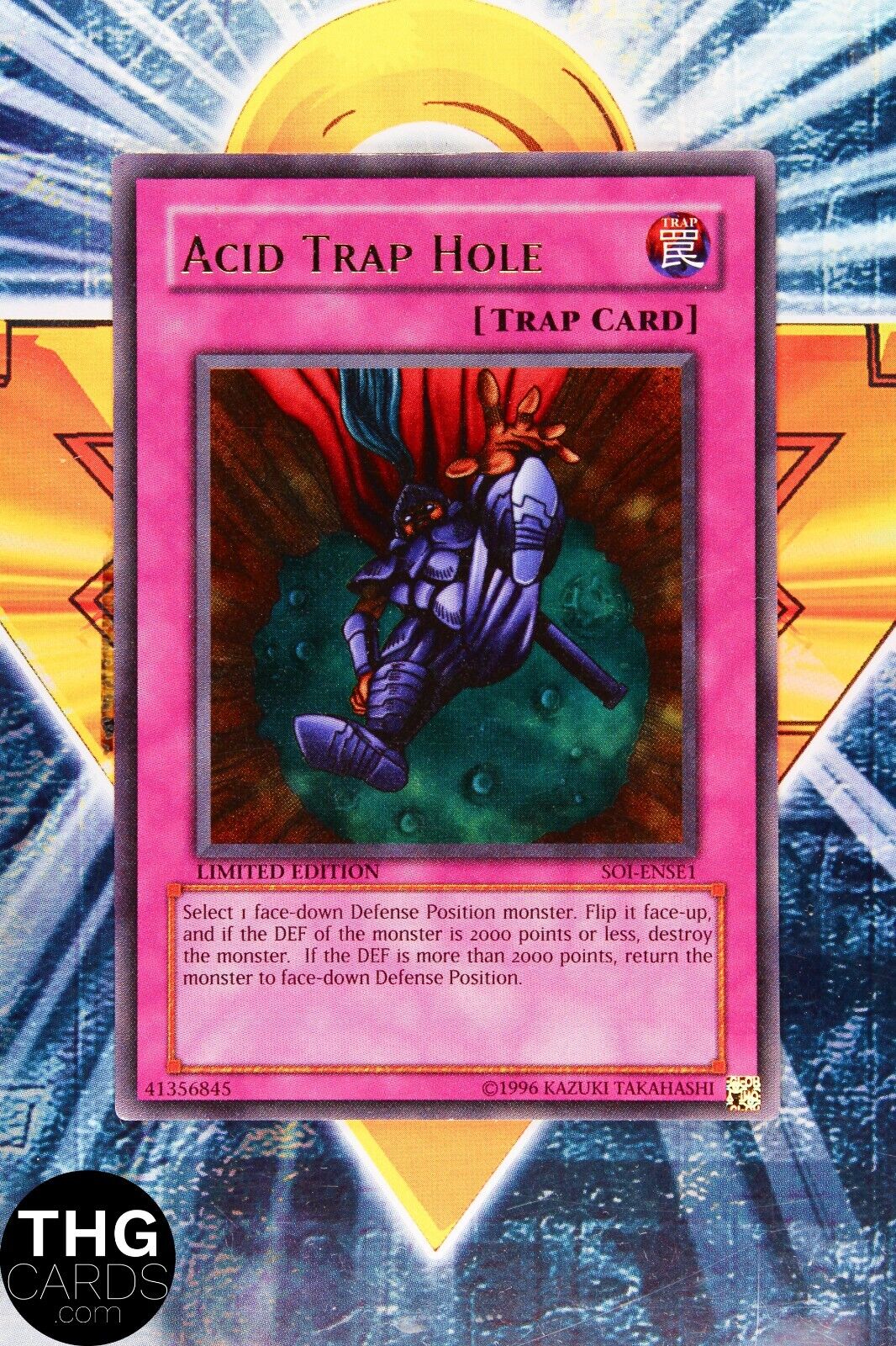 Acid Trap Hole SOI-ENSE1 Ultra Rare Yugioh Card