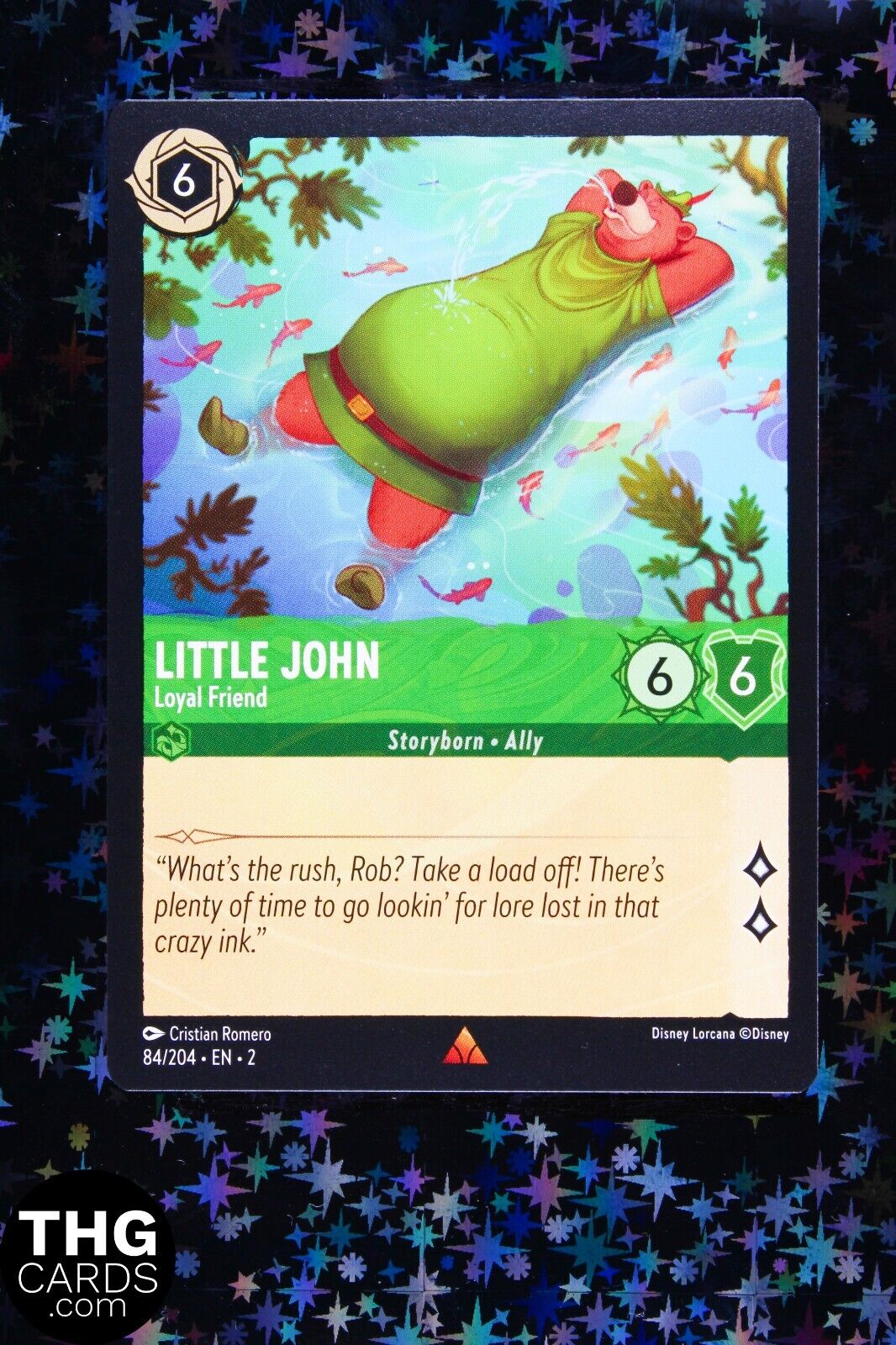 Little John, Loyal Friend 84/204 Rare Lorcana Card EN 2 PLAYSET