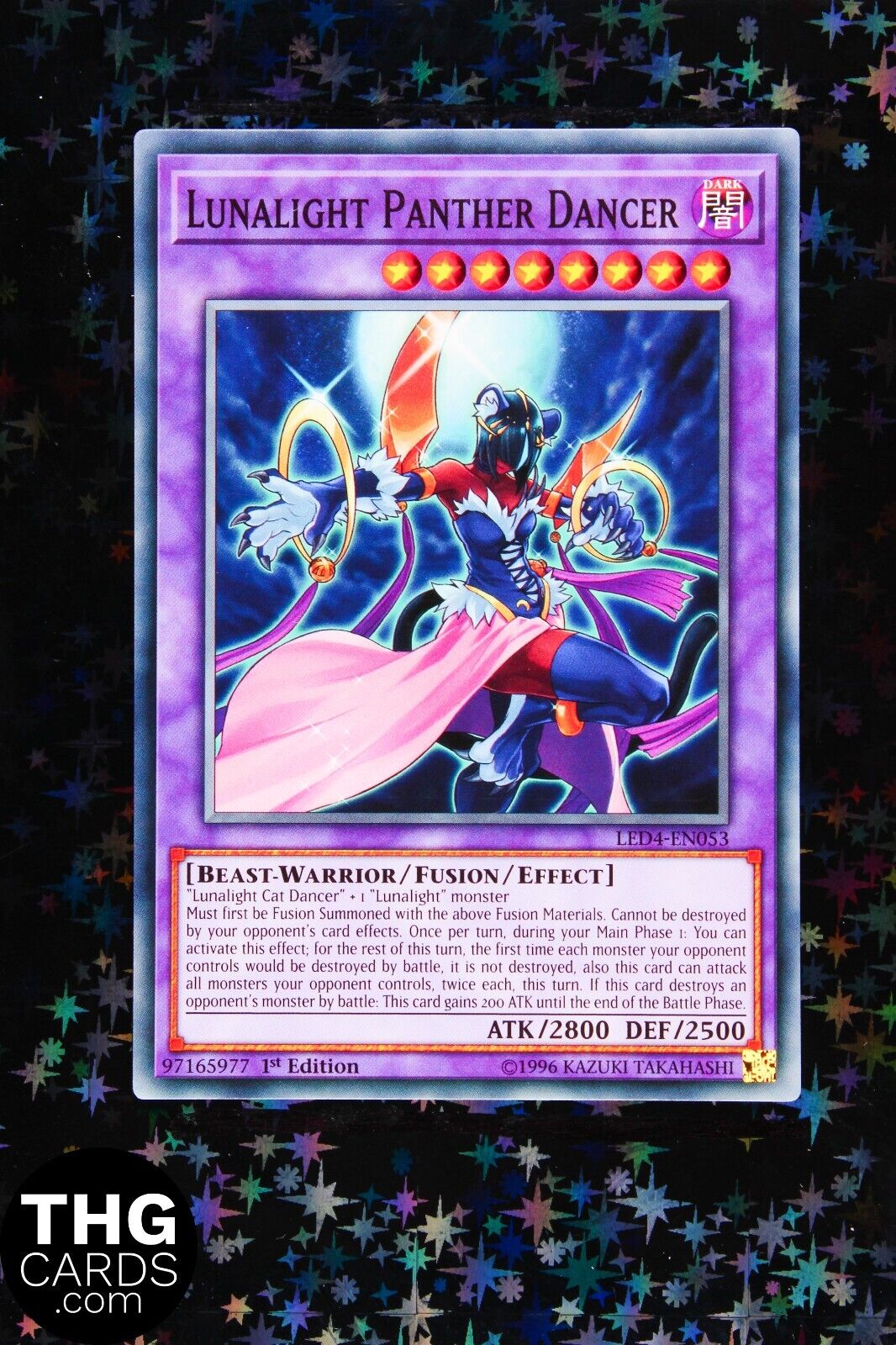 Lunalight Panther Dancer LED4-EN053 1st Edition Common Yugioh Card Playset