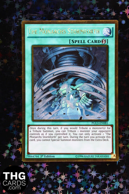 The Monarchs Stormforth PGL3-EN085 1st Edition Ultra Rare Yugioh Card