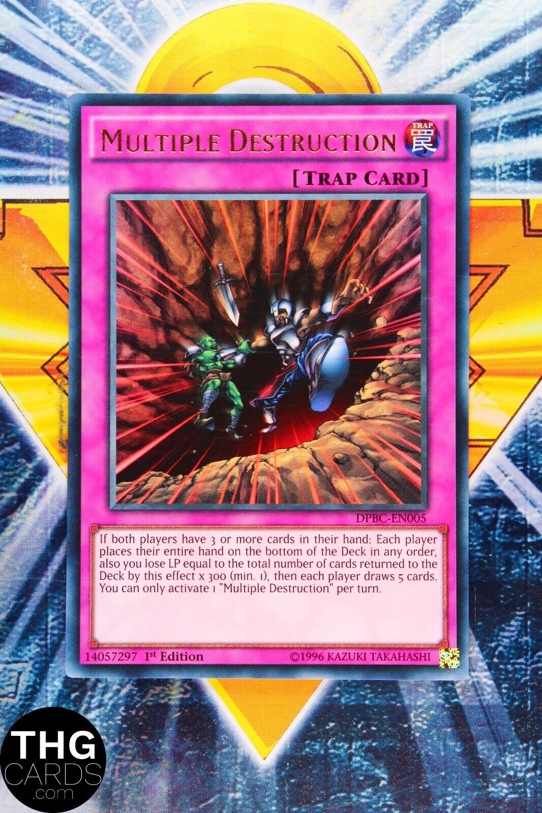 Multple Destruction DPBC-EN005 1st Edition Ultra Rare Yugioh Card