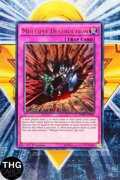 Multple Destruction DPBC-EN005 1st Edition Ultra Rare Yugioh Card