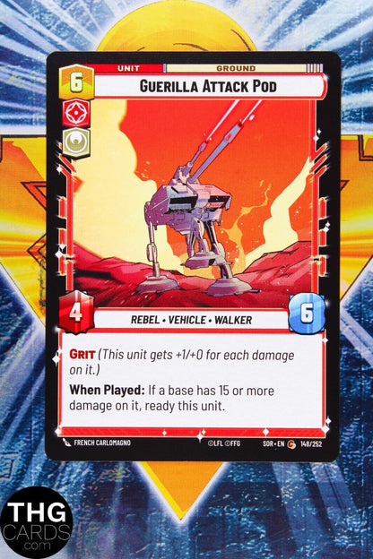 Guerilla Attack Pod 148/252 Common Star Wars Unlimited Card Playset