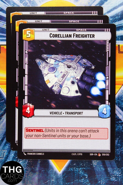 Corellian Freighter 250/252 Common Star Wars Unlimited Card Playset