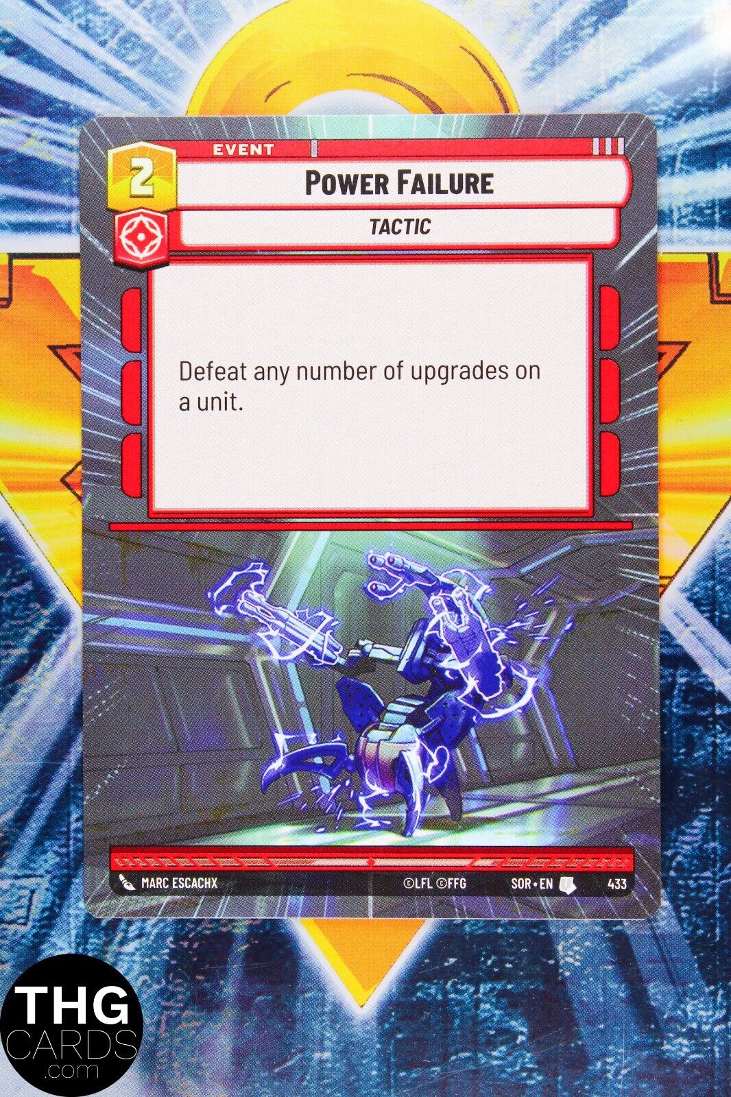 Power Failure - Tactic 418 Uncommon Hyperspace Star Wars Unlimited Card