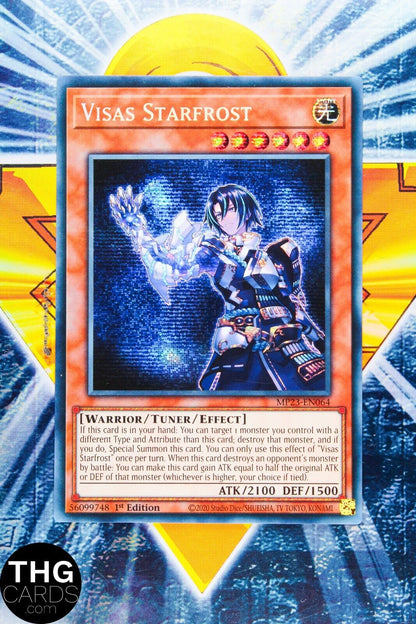 Visas Starfrost MP23-EN064 1st Edition Secret Rare Yugioh Card