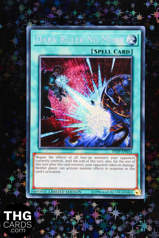 Dark Ruler No More TN19-EN014 Limited Edition Secret Rare Yugioh Card