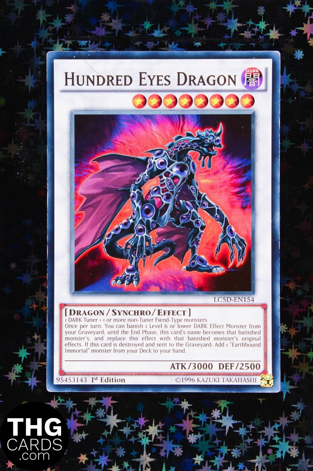 Hundred-Eyes Dragon LC5D-EN154 1st Edition Super Rare Yugioh Card