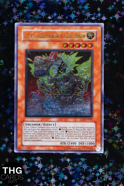 Super-Electromagnetic Voltech Dragon EOJ-EN031 Ultimate Rare Yugioh Card 2