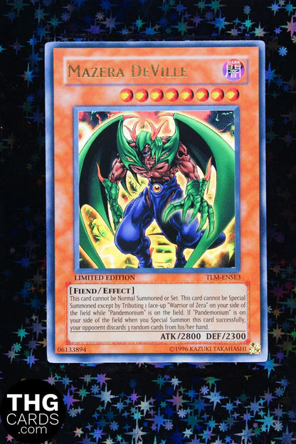 Mazera DeVille TLM-ENSE3 Ultra Rare Yugioh Card