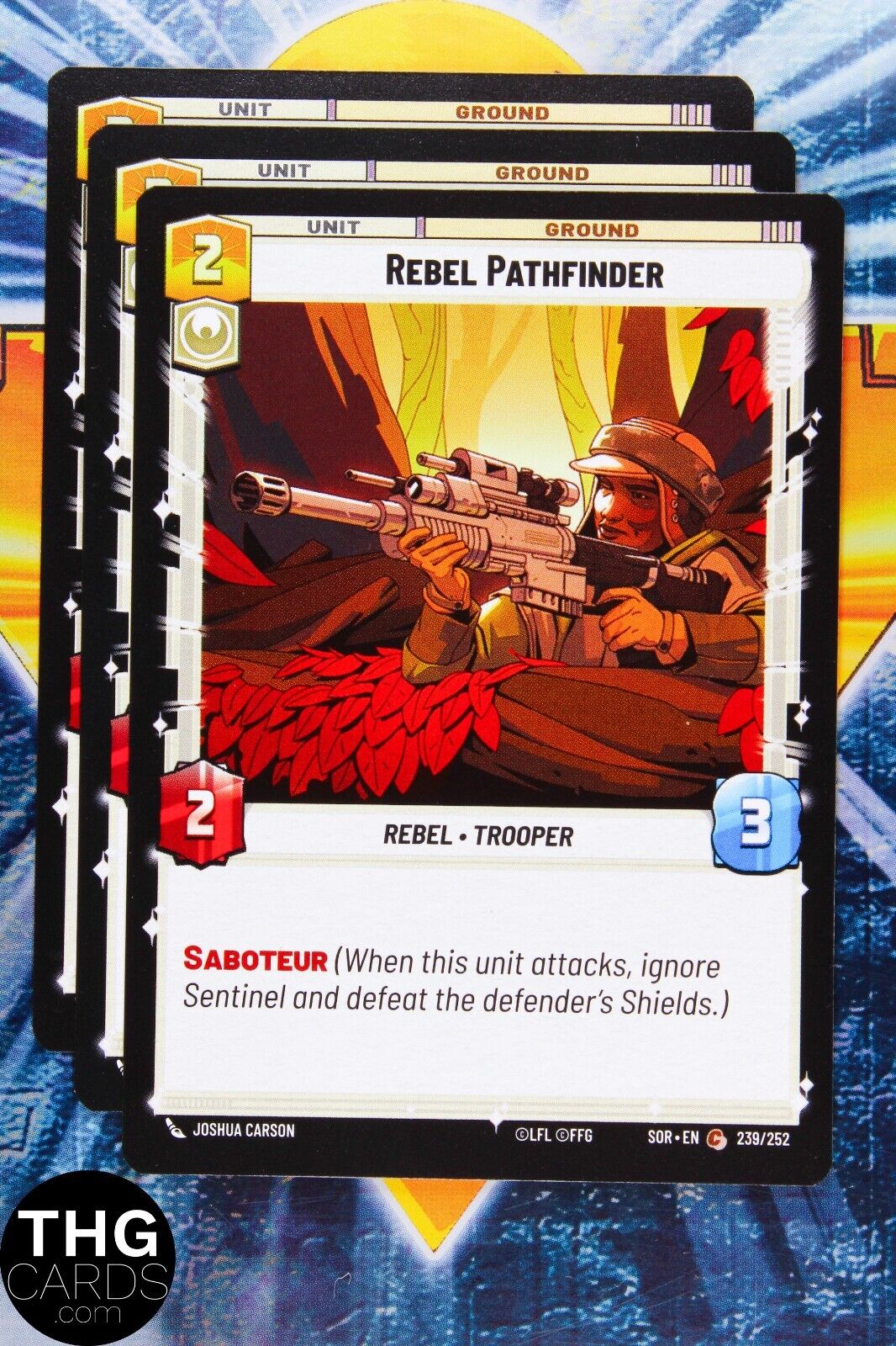 Rebel Pathfinder 239/252 Common Star Wars Unlimited Card Playset