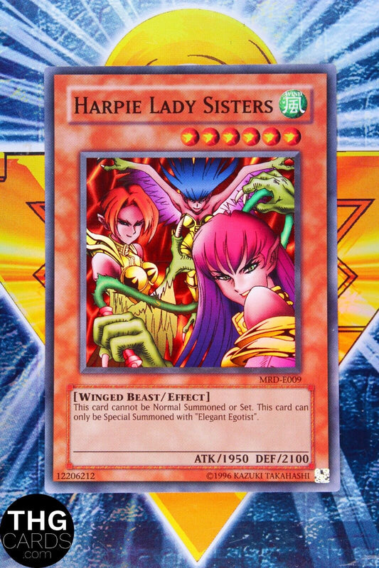 Harpie Lady Sisters MRD-E009 Super Rare Yugioh Card 4