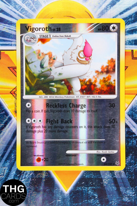 Vigoroth 64/127 Reverse Holo Uncommon Platinum Pokemon Card
