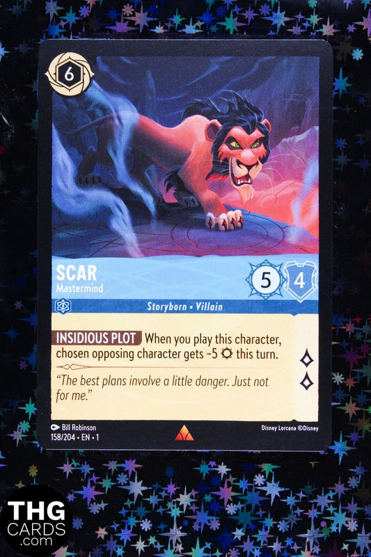 Scar, Mastermind 158/204 Rare Lorcana Card EN 1