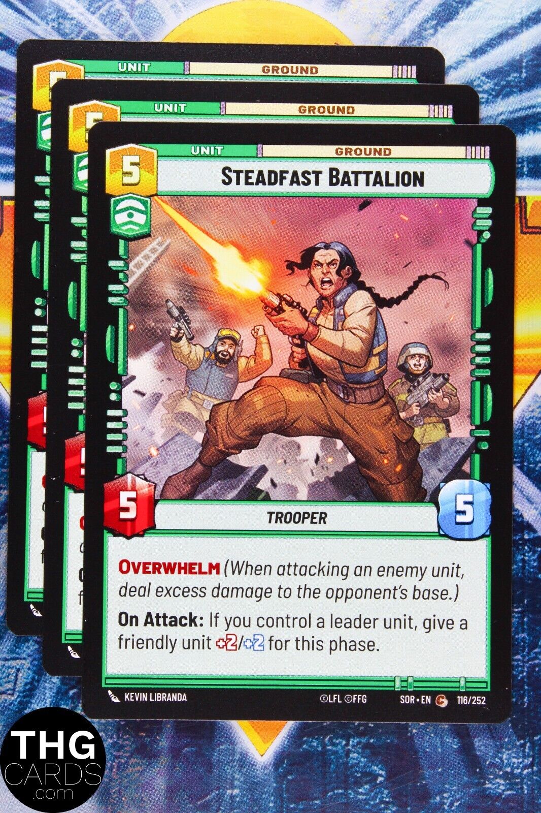 Steadfast Batallion 116/252 Common Star Wars Unlimited Card Playset