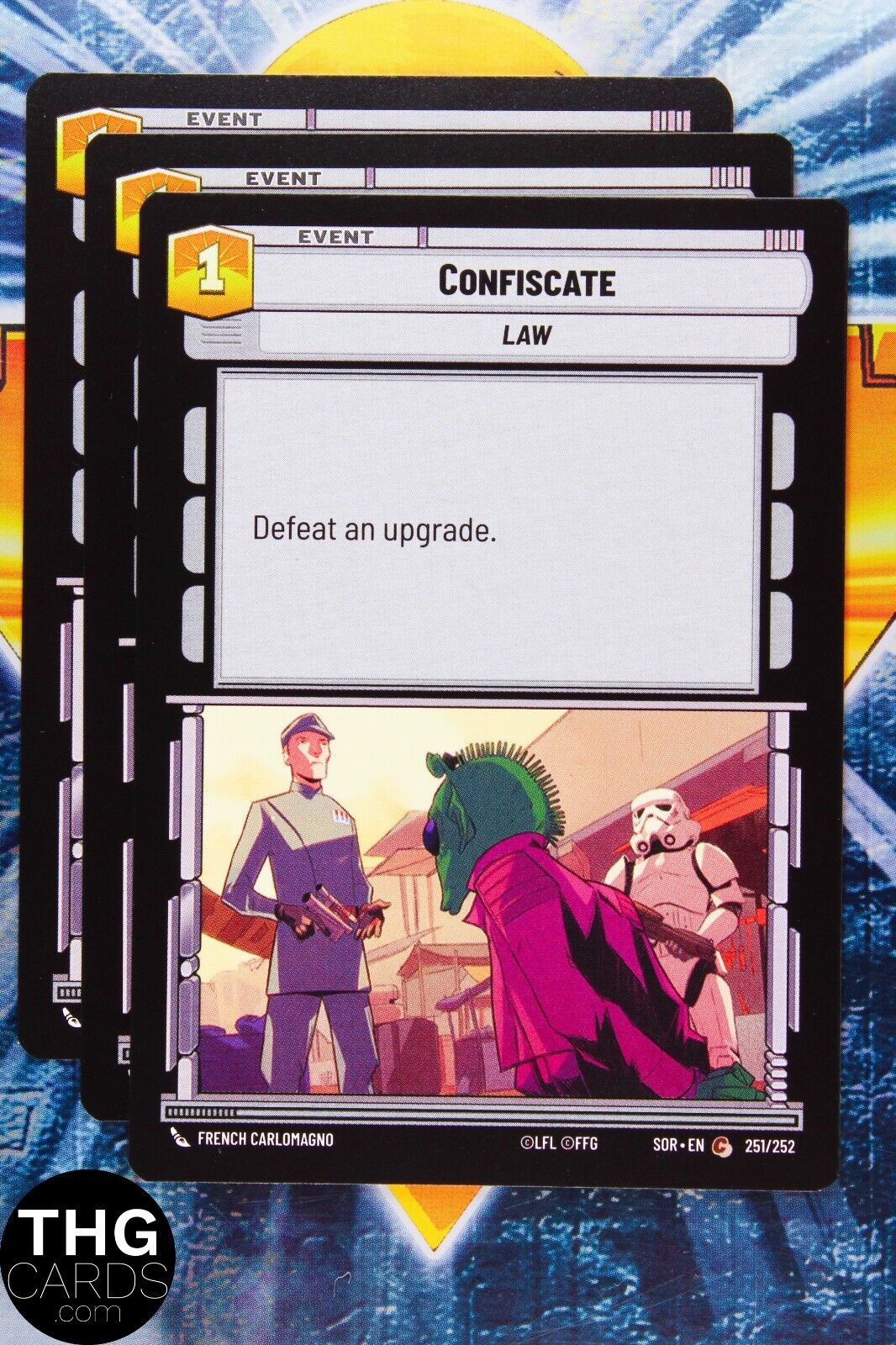 Confiscate 251/252 Common Star Wars Unlimited Card Playset