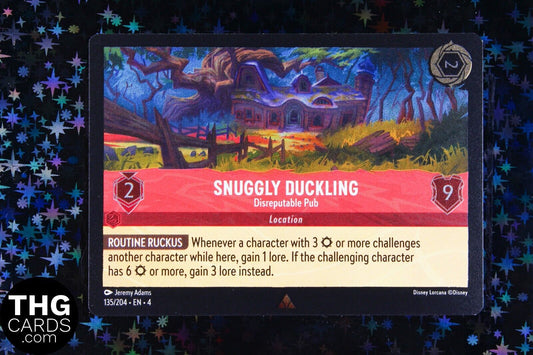 Snuggly Duckling 135/204 Foil Rare Lorcana Card EN4