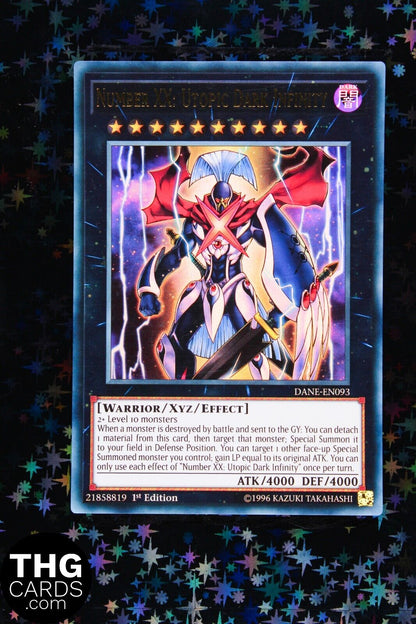 Number XX: Utopic Dark Infinity DANE-EN093 1st Edition Ultra Rare Yugioh Card