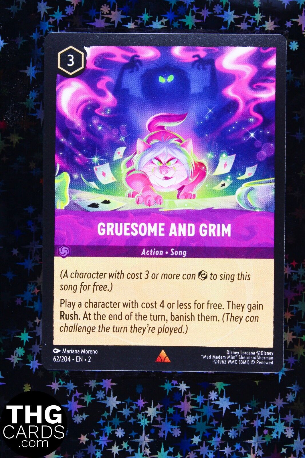 Gruesome and Grim 62/204 Rare Lorcana Card EN 2