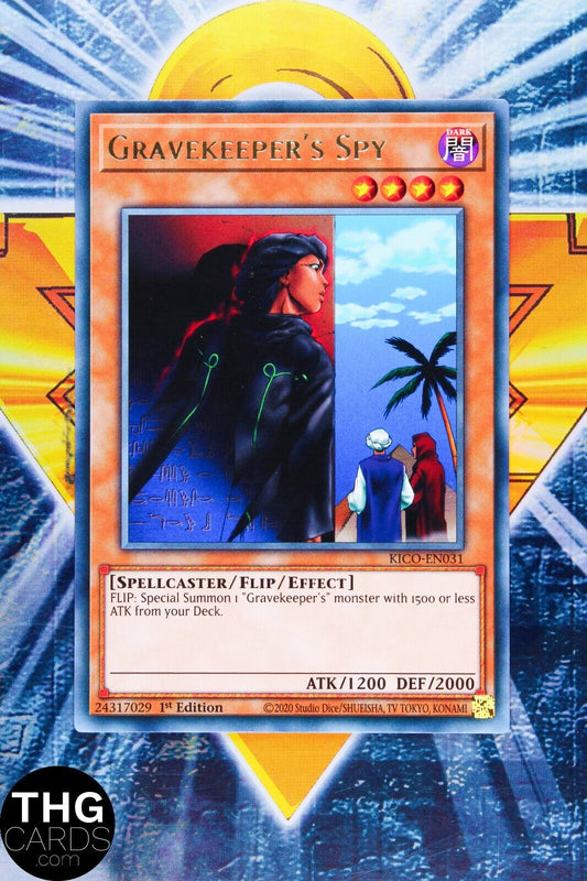 Gravekeeper's Spy KICO-EN031 1st Edition Rare Yugioh Card