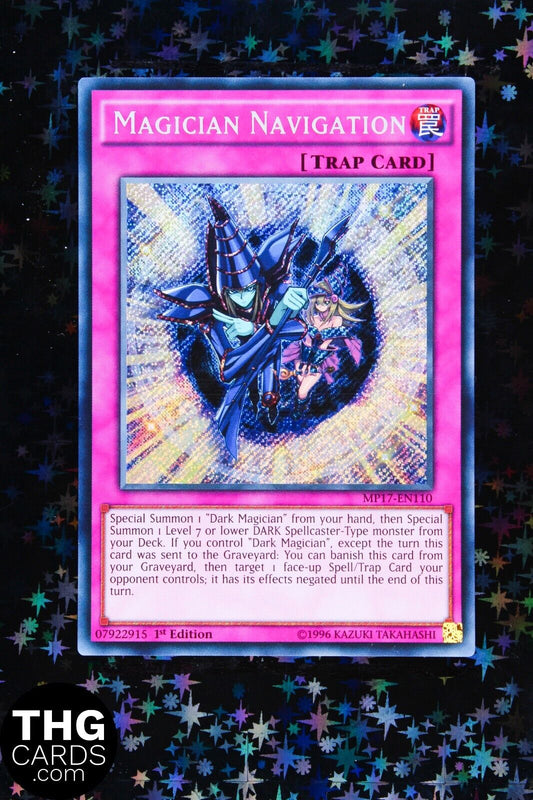 Magician Navigation MP17-EN110 1st Edition Secret Rare Yugioh Card