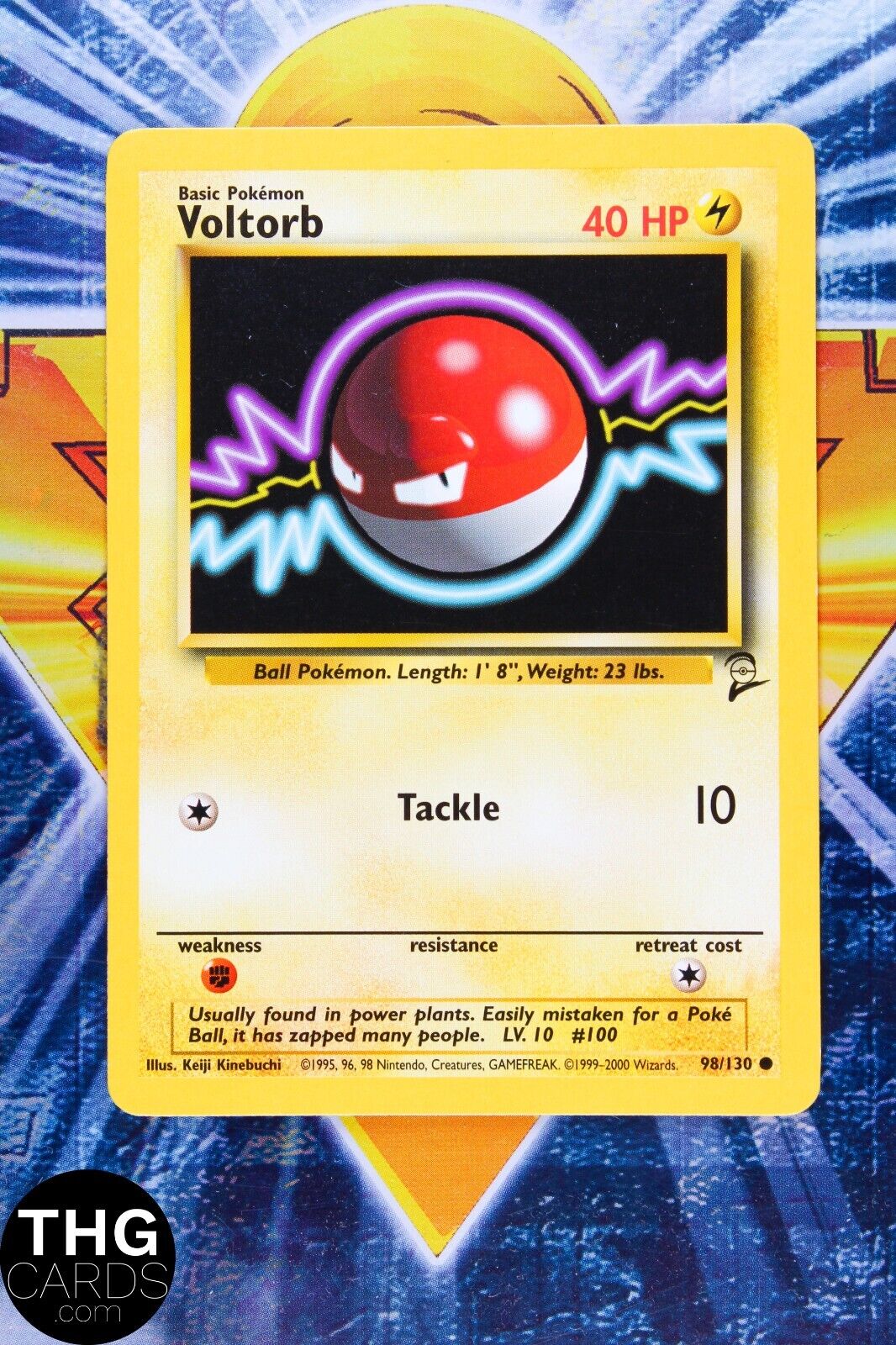 Voltorb 98/130 Common Base Set 2 Pokemon Card