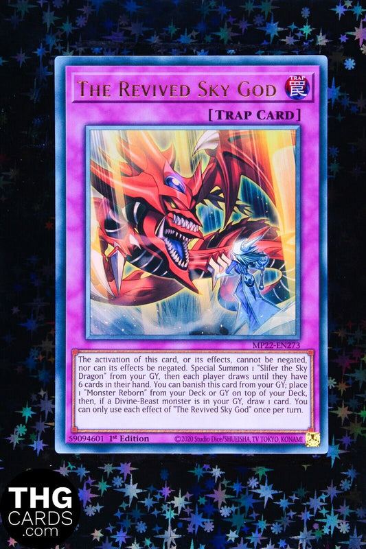 The Revived Sky God MP22-EN273 1st Edition Ultra Rare Yugioh Card