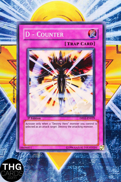 D - Counter DP05-EN029 1st Edition Super Rare Yugioh Card