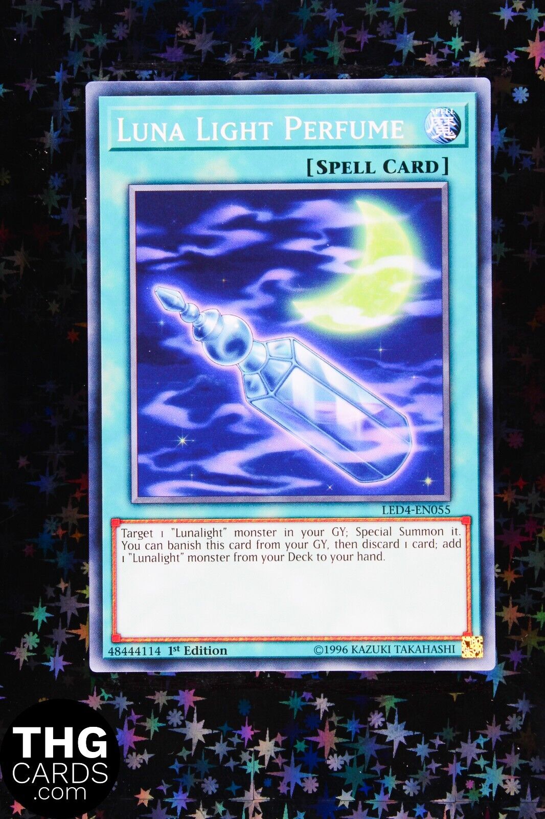 Luna Light Perfume LED4-EN055 1st Edition Common Yugioh Card Playset