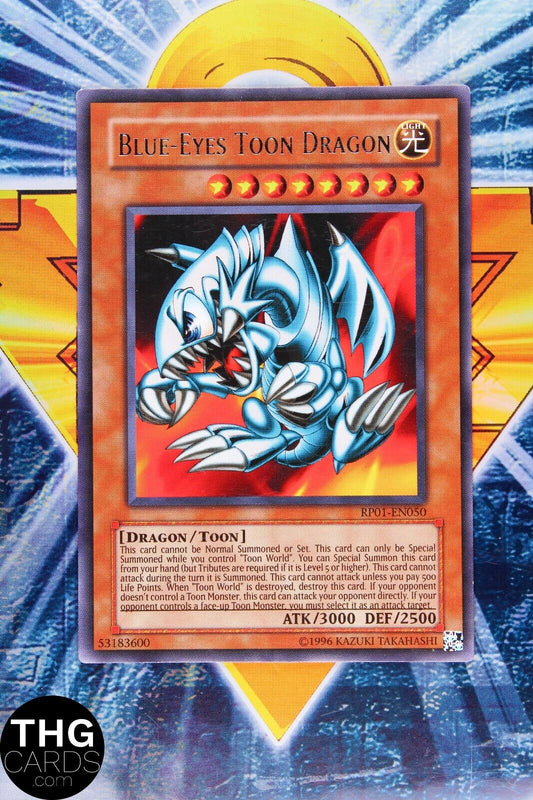 Blue-Eyes Toon Dragon RP01-EN050 Rare Yugioh Card 2