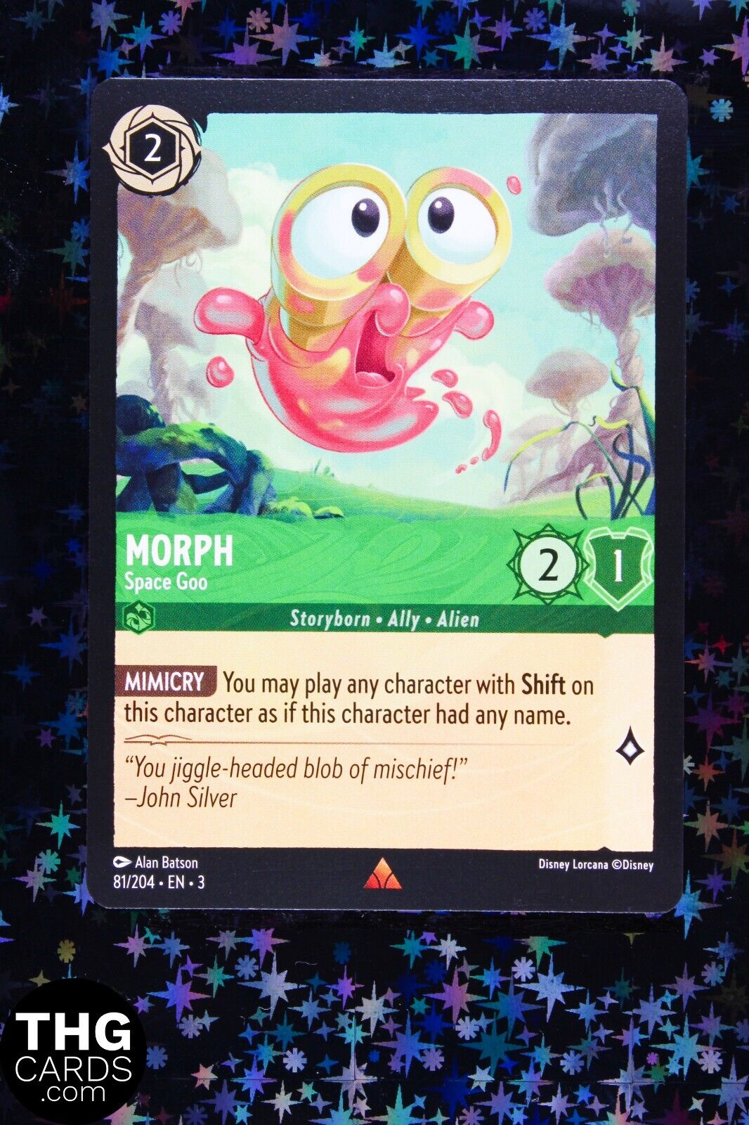 Morph, Space Goo 81/204 Rare Lorcana Card EN3