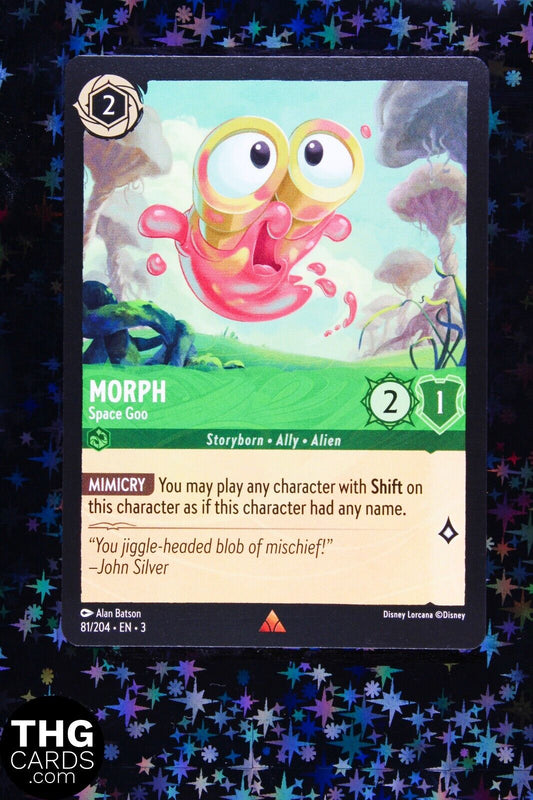 Morph, Space Goo 81/204 Rare Lorcana Card EN3