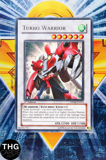 Turbo Warrior DP08-EN015 1st Edition Rare Yugioh Card