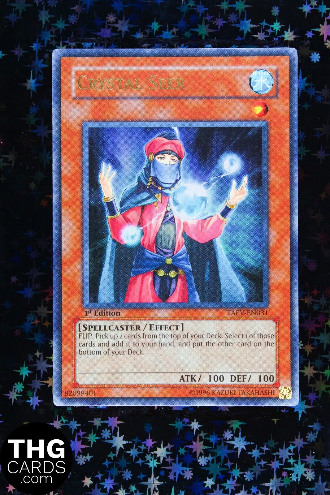 Crystal Seer TAEV-EN031 1st Edition Ultra Rare Yugioh Card