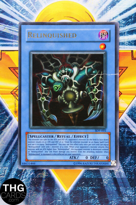 Relinquished SDP-001 Ultra Rare Yugioh Card 4