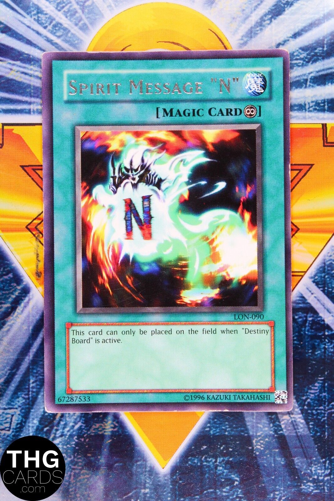 Spirit Message "N" LON-090 Rare Yugioh Card MAGIC CARD 2