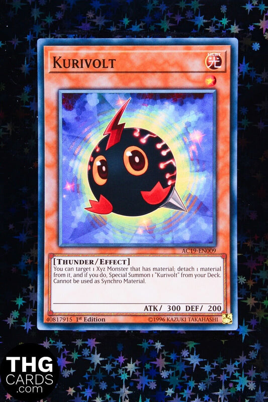 Kurivolt AC19-EN009 1st Edition Super Rare Yugioh Card