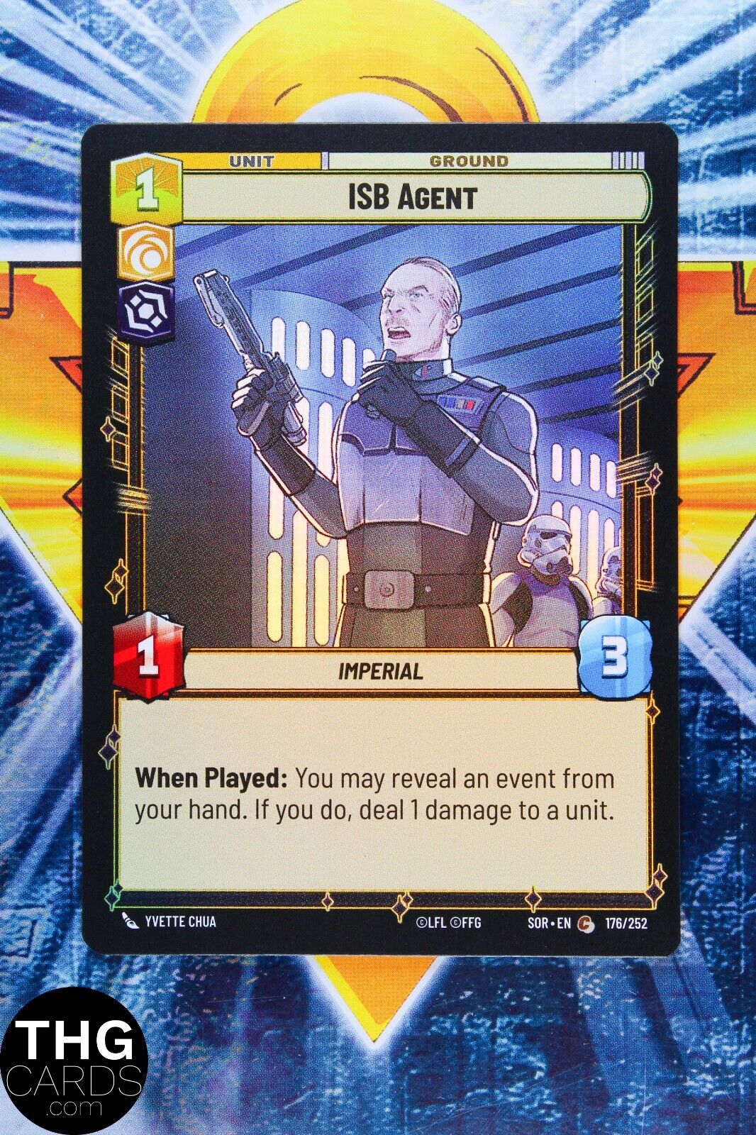 ISB Agent 176/252 Common Foil Star Wars Unlimited Card