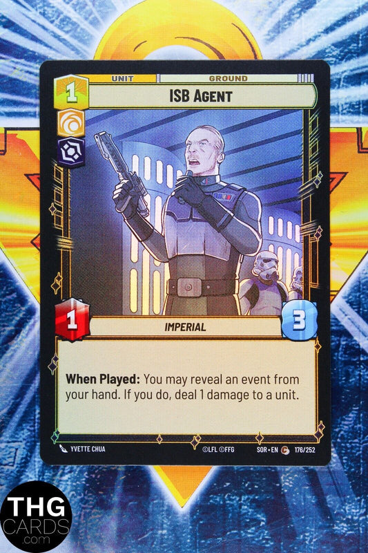 ISB Agent 176/252 Common Foil Star Wars Unlimited Card