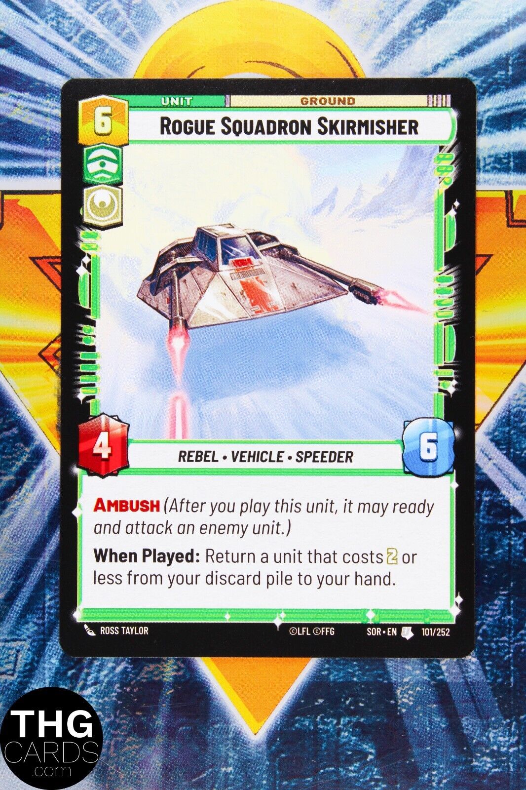 Rogue Squadron Skirmisher 101/252 Uncommon Star Wars Unlimited Card Playset