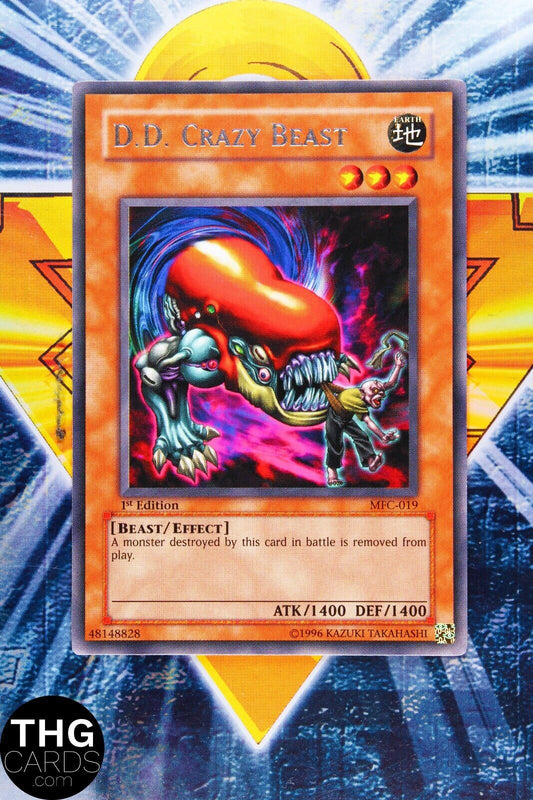 D. D. Crazy Beast MFC-019 1st Edition Rare Yugioh Card